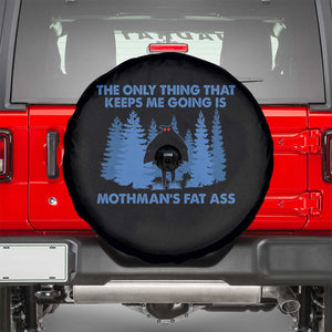 Funny Mothman Fat Ass Spare Tire Cover Vintage Cryptid Funny Moth Man Meme TS10 Black Print Your Wear