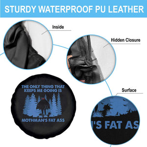 Funny Mothman Fat Ass Spare Tire Cover Vintage Cryptid Funny Moth Man Meme TS10 Print Your Wear