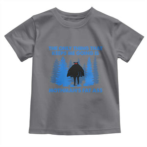 Funny Mothman Fat Ass Toddler T Shirt Vintage Cryptid Funny Moth Man Meme TS10 Charcoal Print Your Wear