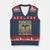 Funny Mothman Eat My Entire Ass V-Neck Knit Sweater Vest Vintage Cryptid Funny Mothman Meme - Print Your Wear