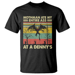 Funny Mothman Eat My Entire Ass T Shirt Vintage Cryptid Funny Mothman Meme - Print Your Wear
