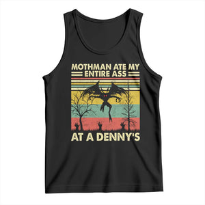 Funny Mothman Eat My Entire Ass Tank Top Vintage Cryptid Funny Mothman Meme - Print Your Wear