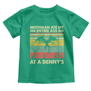 Funny Mothman Eat My Entire Ass Toddler T Shirt Vintage Cryptid Funny Mothman Meme - Print Your Wear