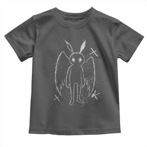 Creepy Cute Mothman Toddler T Shirt Alt Goth Grunge Horror Aesthetic Cryptid TS10 Dark Heather Print Your Wear