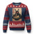 Funny Mothman Ramen Ugly Christmas Sweater Japanese Kawaii Noodles Cryptid Retro Manga Anime TS10 Navy Red Print Your Wear