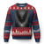 Mothman Ugly Christmas Sweater Horror Poster Halloween Cryptid Lover TS10 Navy Red Print Your Wear
