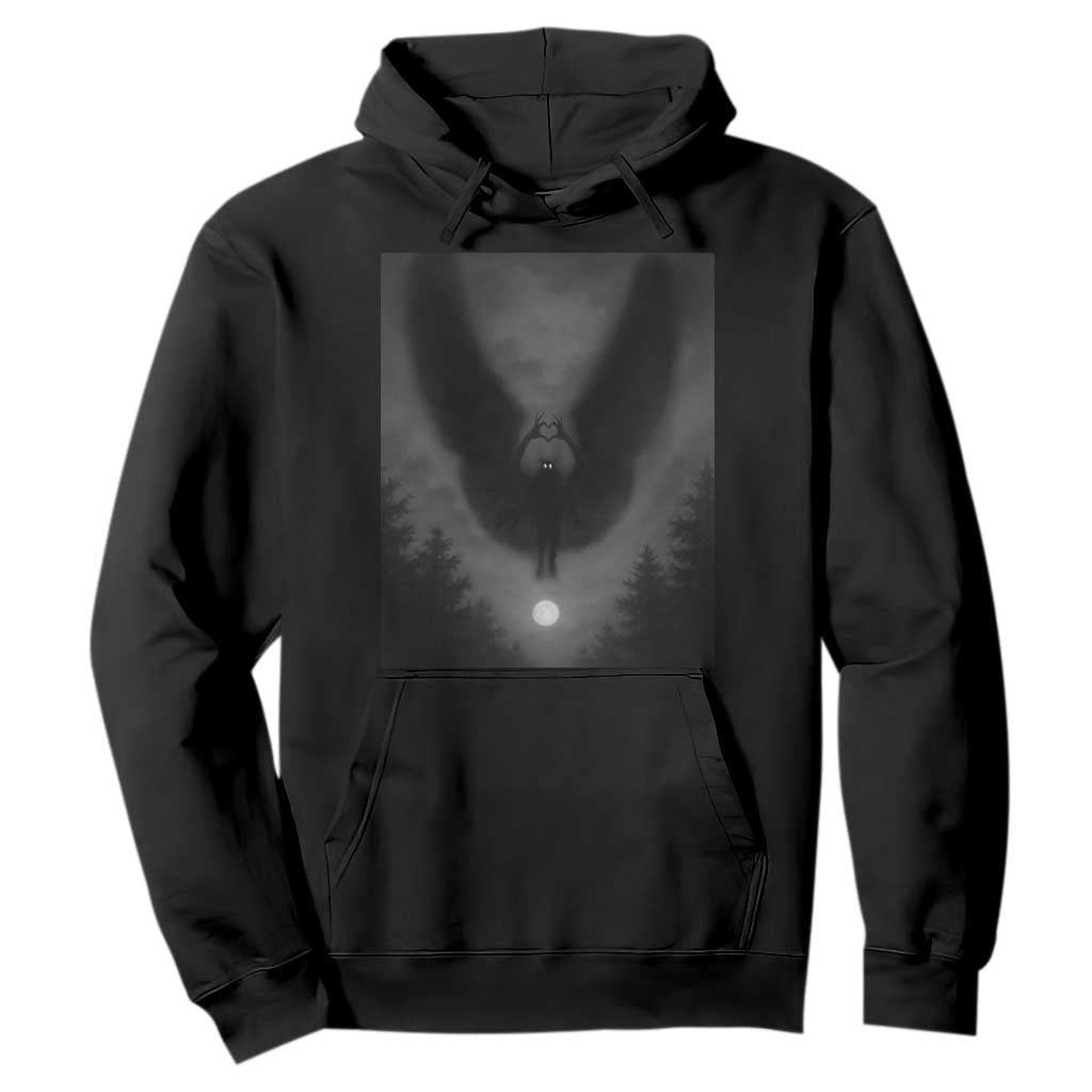 Mothman Hoodie Horror Poster Halloween Cryptid Lover TS10 Black Print Your Wear