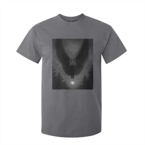Mothman T Shirt For Kid Horror Poster Halloween Cryptid Lover TS10 Charcoal Print Your Wear
