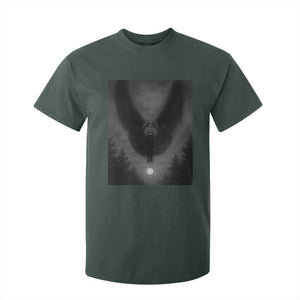 Mothman T Shirt For Kid Horror Poster Halloween Cryptid Lover TS10 Dark Forest Green Print Your Wear