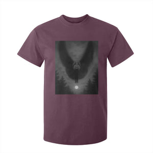 Mothman T Shirt For Kid Horror Poster Halloween Cryptid Lover TS10 Maroon Print Your Wear
