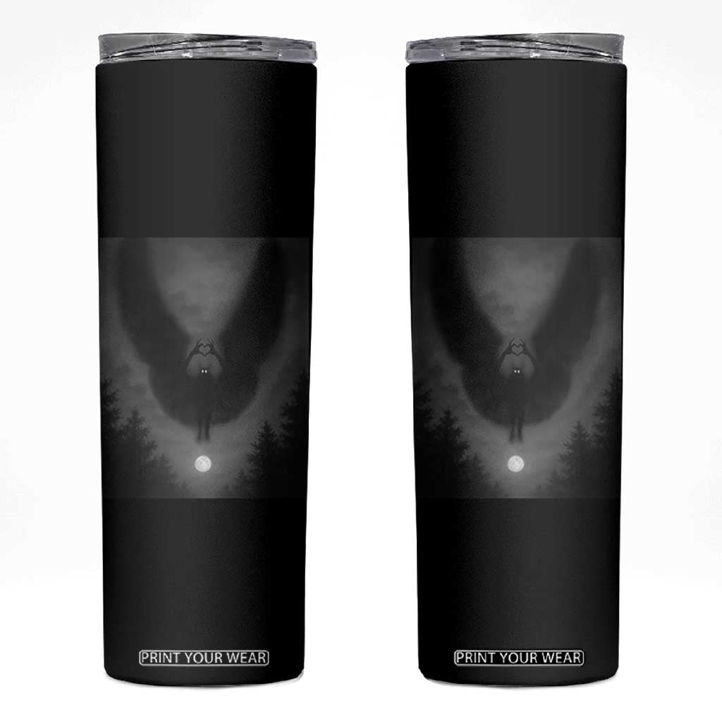 Mothman Skinny Tumbler Horror Poster Halloween Cryptid Lover TS10 Black Print Your Wear