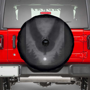Mothman Spare Tire Cover Horror Poster Halloween Cryptid Lover TS10 Black Print Your Wear