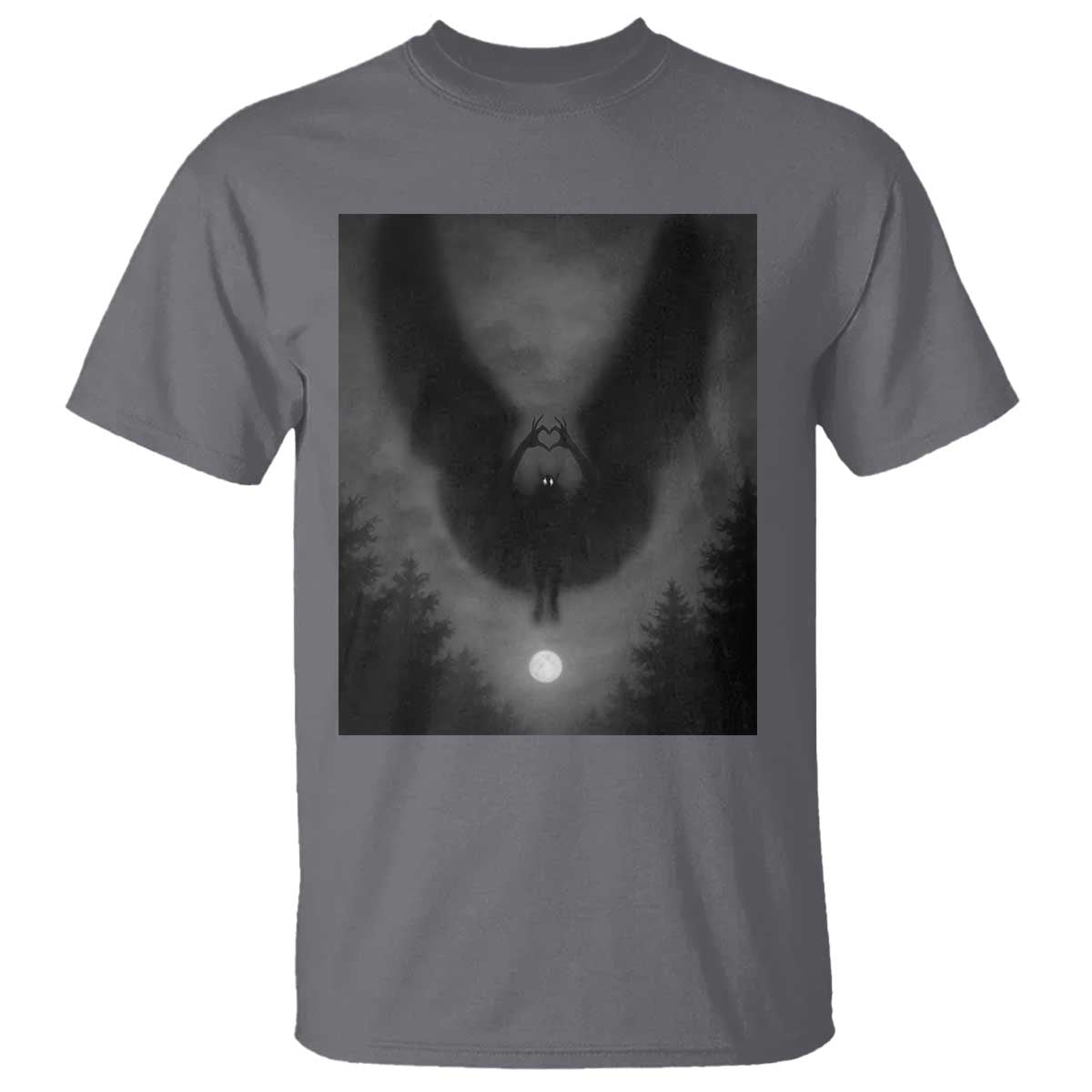 Mothman T Shirt Horror Poster Halloween Cryptid Lover TS10 Charcoal Print Your Wear