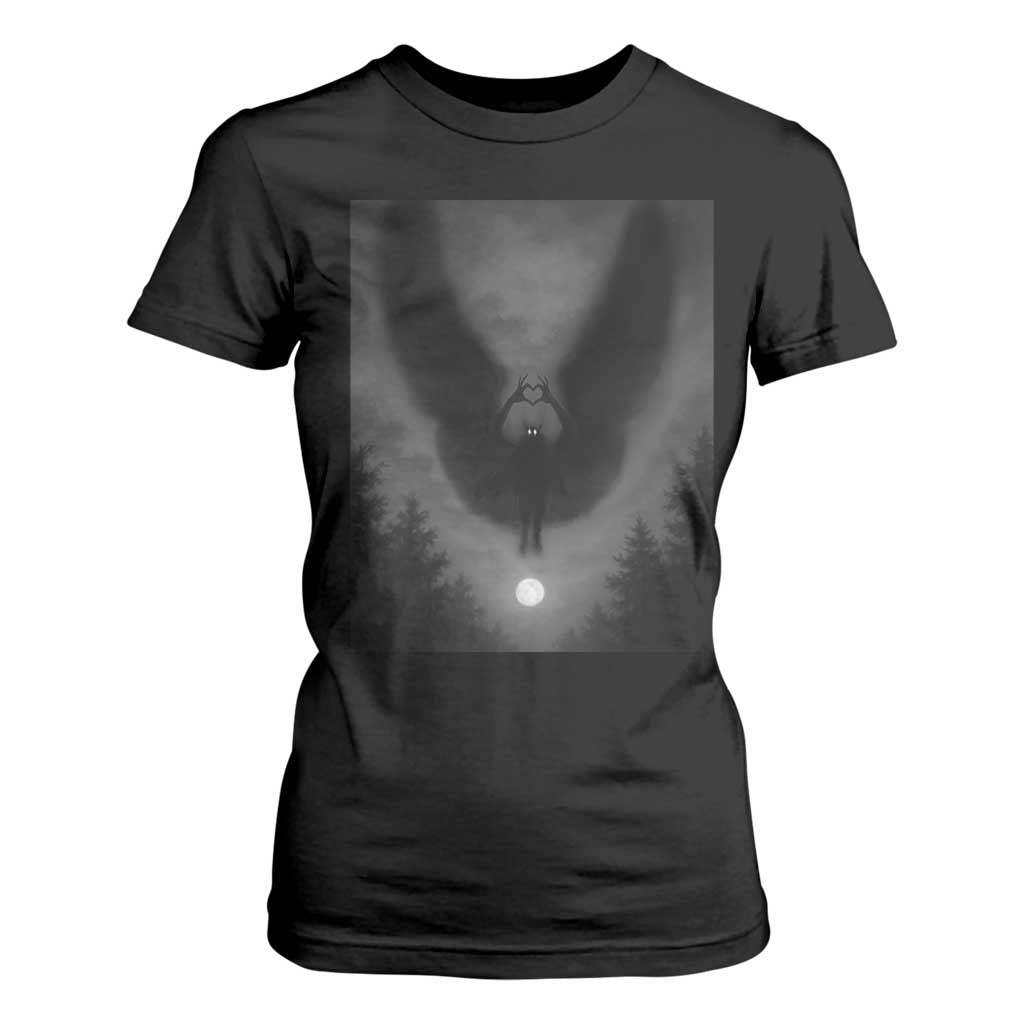 Mothman T Shirt For Women Horror Poster Halloween Cryptid Lover TS10 Black Print Your Wear