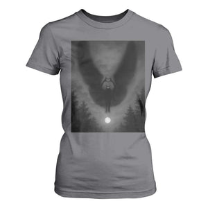 Mothman T Shirt For Women Horror Poster Halloween Cryptid Lover TS10 Charcoal Print Your Wear