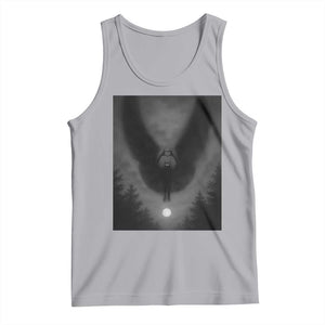Mothman Tank Top Horror Poster Halloween Cryptid Lover TS10 Athletic Heather Print Your Wear