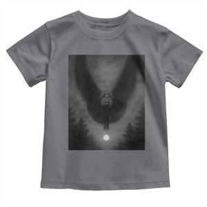 Mothman Toddler T Shirt Horror Poster Halloween Cryptid Lover TS10 Charcoal Print Your Wear