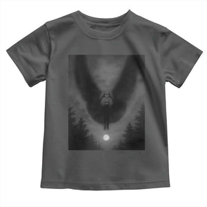 Mothman Toddler T Shirt Horror Poster Halloween Cryptid Lover TS10 Dark Heather Print Your Wear