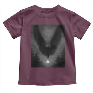 Mothman Toddler T Shirt Horror Poster Halloween Cryptid Lover TS10 Maroon Print Your Wear