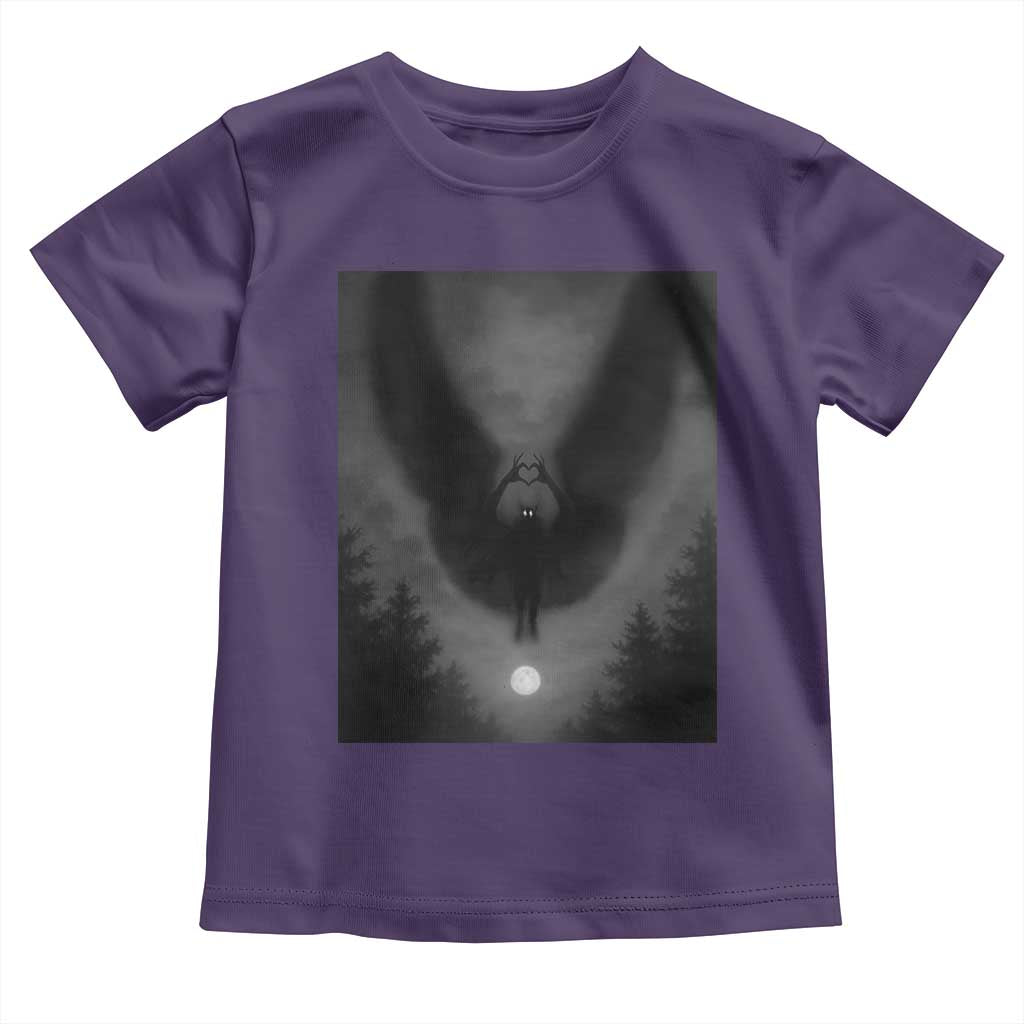 Mothman Toddler T Shirt Horror Poster Halloween Cryptid Lover TS10 Purple Print Your Wear