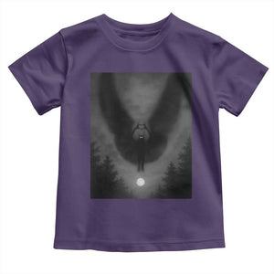 Mothman Toddler T Shirt Horror Poster Halloween Cryptid Lover TS10 Purple Print Your Wear