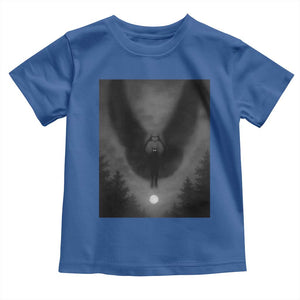 Mothman Toddler T Shirt Horror Poster Halloween Cryptid Lover TS10 Royal Blue Print Your Wear