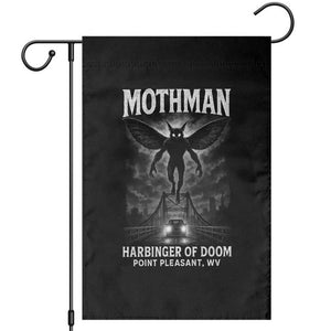 Mothman Garden Flag Horror Poster Halloween Harbinger of Doom Cryptid Creature TS10 Black Print Your Wear