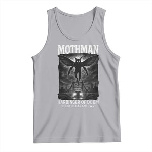 Mothman Tank Top Horror Poster Halloween Harbinger of Doom Cryptid Creature TS10 Athletic Heather Print Your Wear