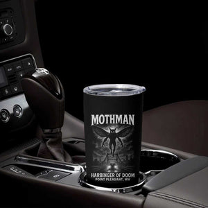 Mothman Tumbler Cup Horror Poster Halloween Harbinger of Doom Cryptid Creature TS10 Print Your Wear