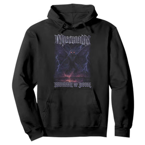 Mothman Hoodie Black Bridge Folk Horror Cryptid Fan TS10 Black Print Your Wear