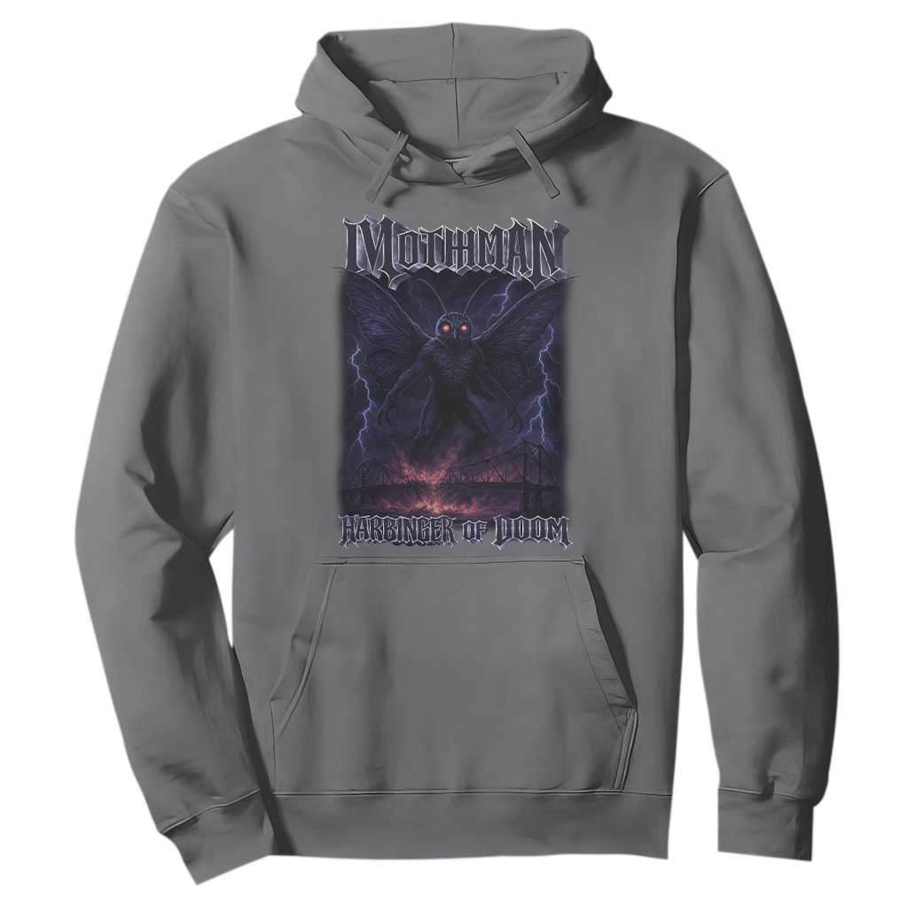 Mothman Hoodie Black Bridge Folk Horror Cryptid Fan TS10 Charcoal Print Your Wear