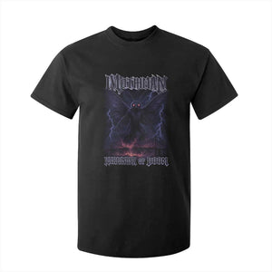 Mothman T Shirt For Kid Black Bridge Folk Horror Cryptid Fan TS10 Black Print Your Wear