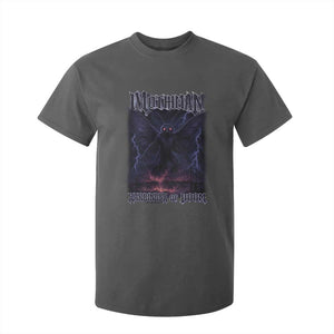Mothman T Shirt For Kid Black Bridge Folk Horror Cryptid Fan TS10 Dark Heather Print Your Wear
