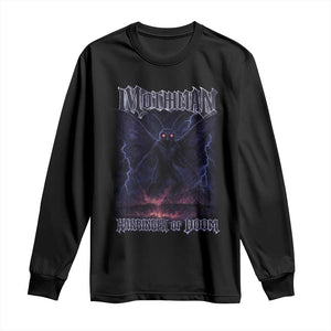 Mothman Long Sleeve Shirt Black Bridge Folk Horror Cryptid Fan TS10 Black Print Your Wear