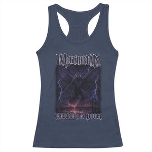 Mothman Racerback Tank Top Black Bridge Folk Horror Cryptid Fan TS10 Navy Print Your Wear