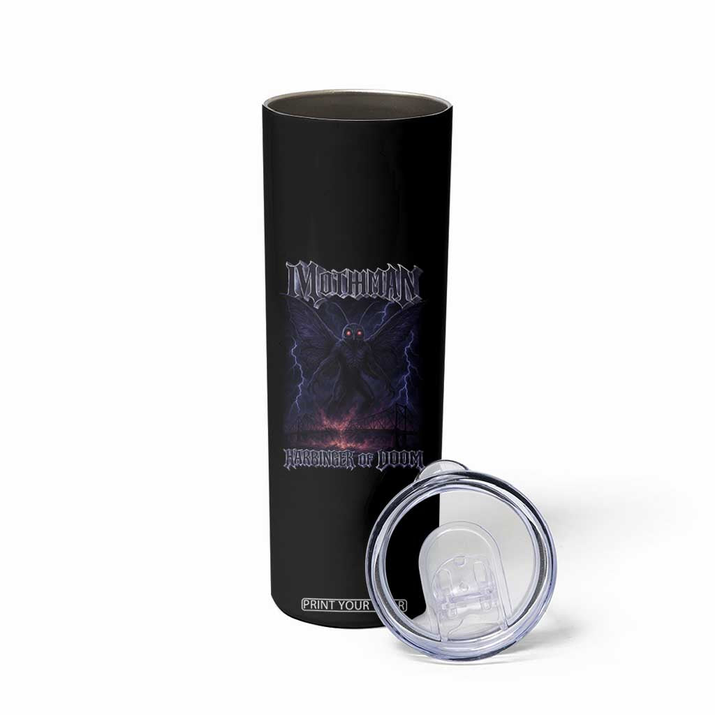 Mothman Skinny Tumbler Black Bridge Folk Horror Cryptid Fan TS10 Print Your Wear