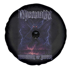 Mothman Spare Tire Cover Black Bridge Folk Horror Cryptid Fan TS10 Print Your Wear