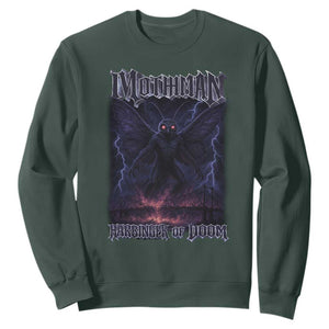 Mothman Sweatshirt Black Bridge Folk Horror Cryptid Fan TS10 Dark Forest Green Print Your Wear