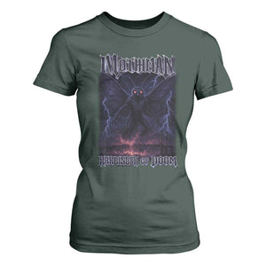 Mothman T Shirt For Women Black Bridge Folk Horror Cryptid Fan TS10 Dark Forest Green Print Your Wear