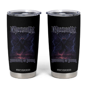 Mothman Tumbler Cup Black Bridge Folk Horror Cryptid Fan TS10 Black Print Your Wear