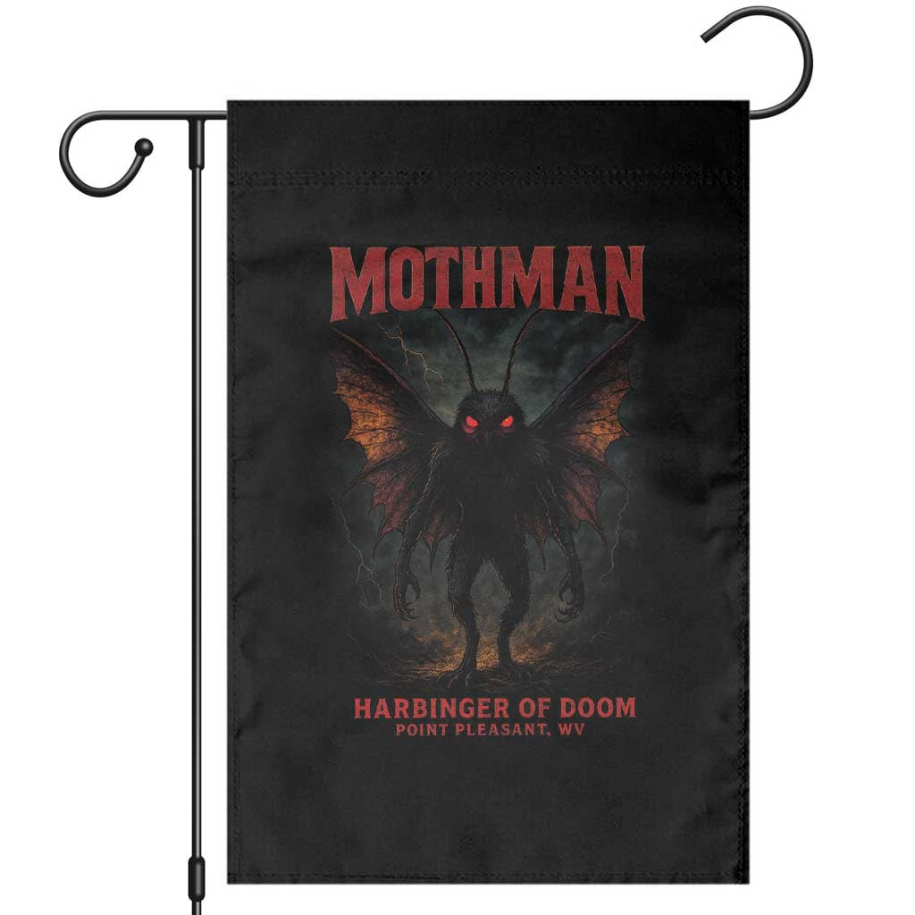 Mothman Garden Flag Horror Harbinger of Doom Urban Myth Cryptid Creature TS10 Black Print Your Wear