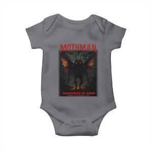 Mothman Baby Onesie Horror Harbinger of Doom Urban Myth Cryptid Creature TS10 Charcoal Print Your Wear