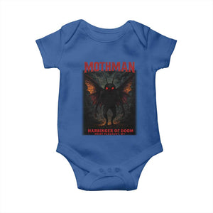 Mothman Baby Onesie Horror Harbinger of Doom Urban Myth Cryptid Creature TS10 Royal Blue Print Your Wear