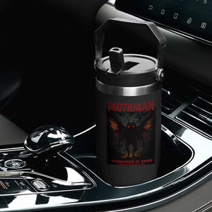 Mothman Flip Straw Tumbler Horror Harbinger of Doom Urban Myth Cryptid Creature TS10 Print Your Wear