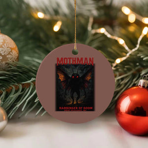 Mothman Ceramic Ornament Horror Harbinger of Doom Urban Myth Cryptid Creature TS10 1pc Mocha Print Your Wear