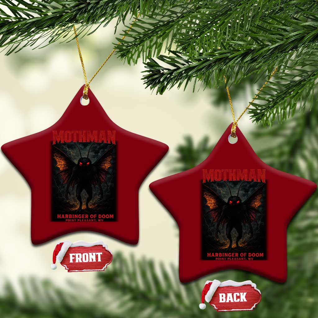 Mothman Ceramic Ornament Horror Harbinger of Doom Urban Myth Cryptid Creature TS10 Print Your Wear