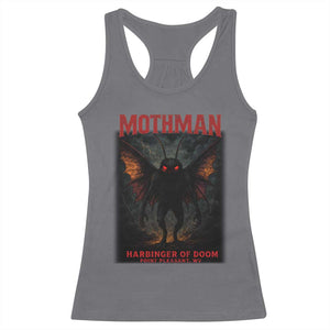 Mothman Racerback Tank Top Horror Harbinger of Doom Urban Myth Cryptid Creature TS10 Charcoal Print Your Wear