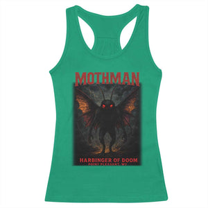 Mothman Racerback Tank Top Horror Harbinger of Doom Urban Myth Cryptid Creature TS10 Irish Green Print Your Wear