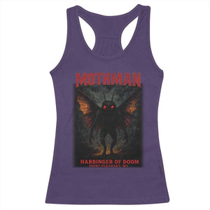 Mothman Racerback Tank Top Horror Harbinger of Doom Urban Myth Cryptid Creature TS10 Purple Print Your Wear