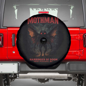 Mothman Spare Tire Cover Horror Harbinger of Doom Urban Myth Cryptid Creature TS10 Black Print Your Wear